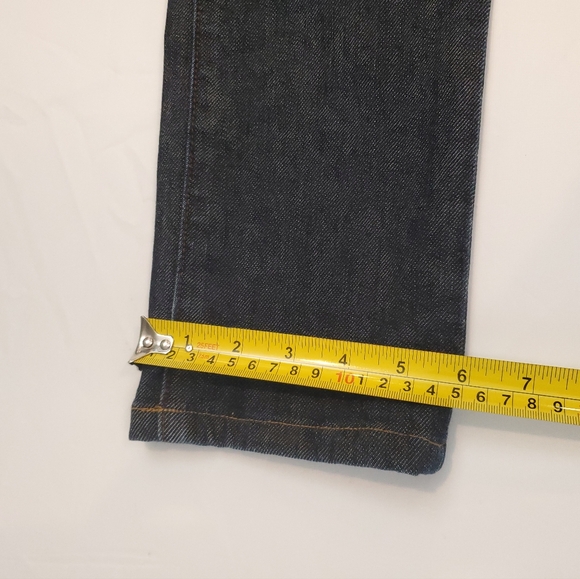 Armani Exchange Dark Blue/ Straight Leg Denim Women's Size 4 - Picture 8 of 12